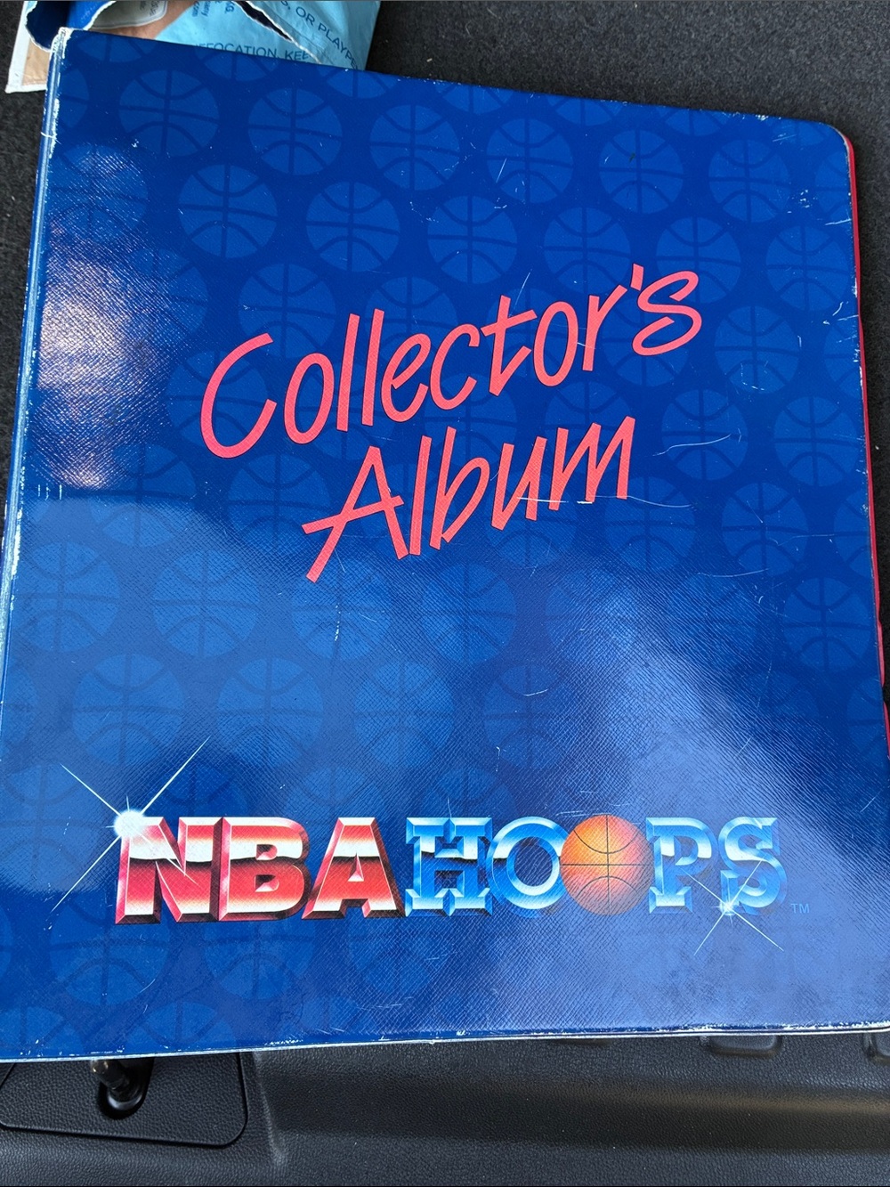 NBA Cards in Collectors Album Plastic Binder